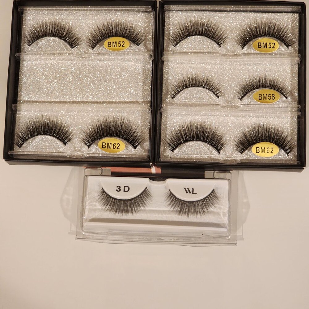 BRAND New!! WildBeauty 3D Eyelashes (Total 6 pairs)